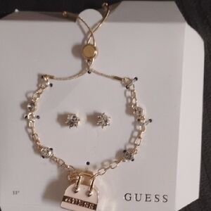 Guess Gold and Silver Jewelry Set